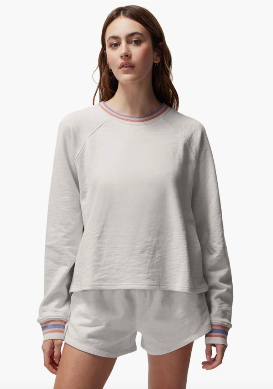 SPIRITUAL GANGSTER Slub Terry Freja Dolman Raglan Sweatshirt Size Women's Medium
